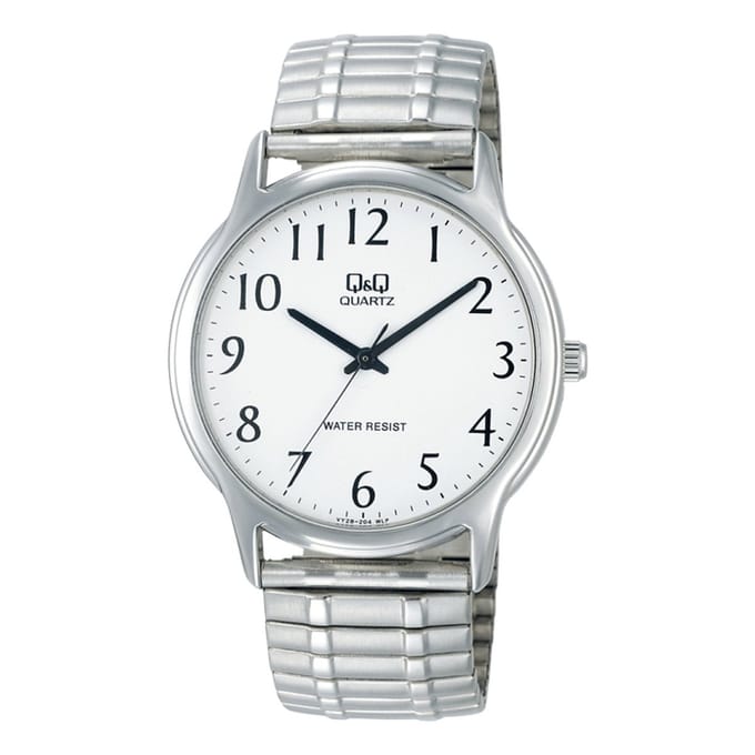 Q & Q Vy28J204Y - Horloge - Zilverkleurig