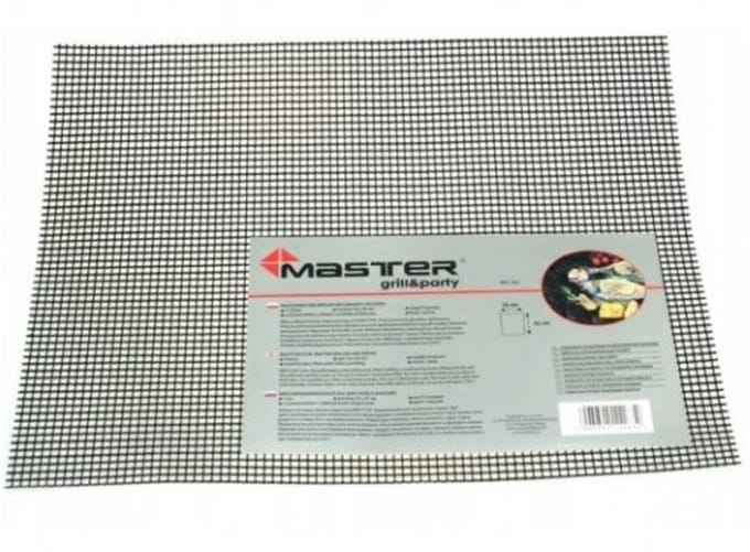 Master Grill&Party Serie - Grill- en Bakmat - 36x42 cm - Niet-klevend - Zwart