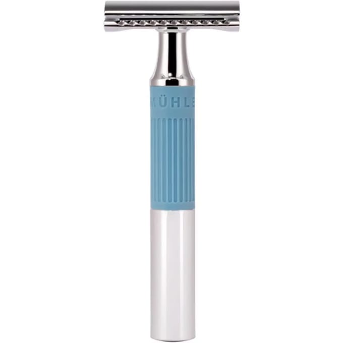 MÜHLE -Scheermes -NEO -Safety Razor -Gesloten Kam - Gletsjerblauw