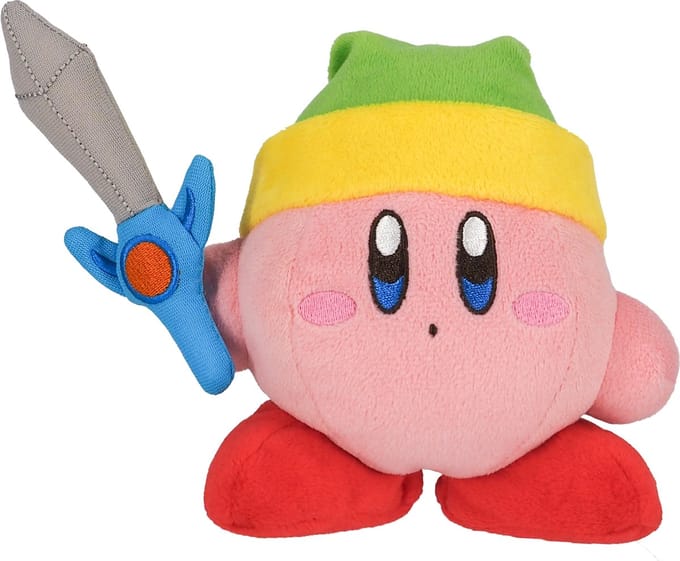 Nintendo Togetherplus - Kirby - Kirby met zwaard Plush 12cm