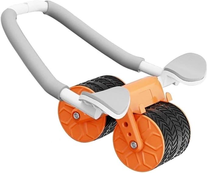 Buikspierroller - Core trainer - Krachtige core training - Automatische rebound - 35x15cm - Oranje