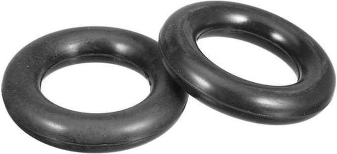 Uitlaatophanging Universele Rubber - O-Ring Bushing Kit - 60mm - 2 Stuks - Aanpasbare Demperisolator - Hoogwaardig Rubber