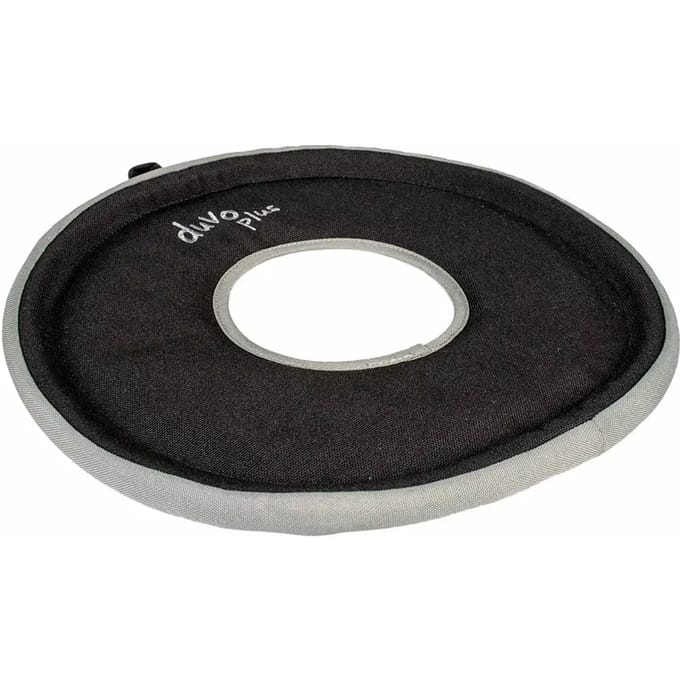 duvoplus Trail Dizzy Disc - Oxford Hondenspeelgoed - Frisbee - Drijvend & Reflecterend - 30,5cm - Grijs