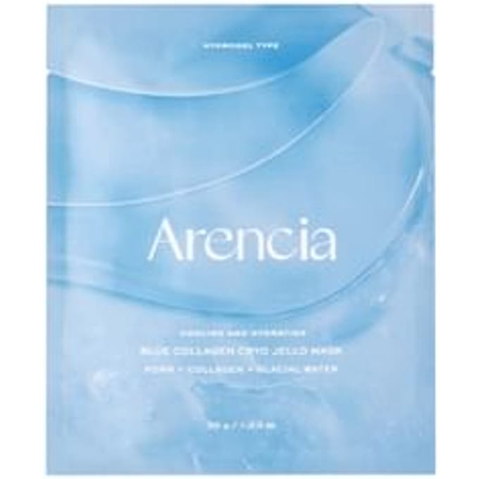 ARENCIA Masque Cryo Gelée au Collagène Bleu 35g x 4 PDRN Céramide Collagène Rafraîchissant Hydratant Soin de la Peau Coréen gray