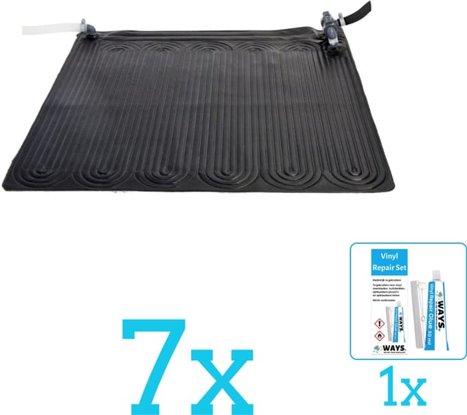 Intex Solar Mat - Zwembad Verwarming - 28685 - Volumebundel - Solar Mat - 7-delig