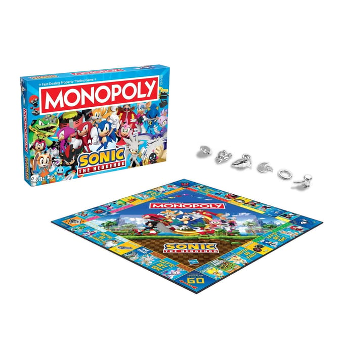 Winning Moves Monopoly - Bordspel - Sonic - Engels