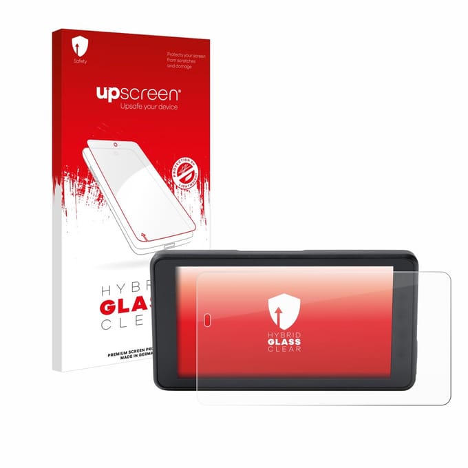 upscreen - Screenprotector voor BMW ConnectedRide Navigator - Folie Beschermfolie Beschermglas transparant
