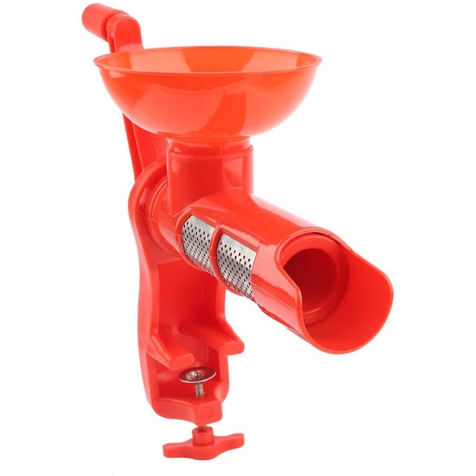 Presse-tomates manuel portable polyvalent pour jus de fruits red
