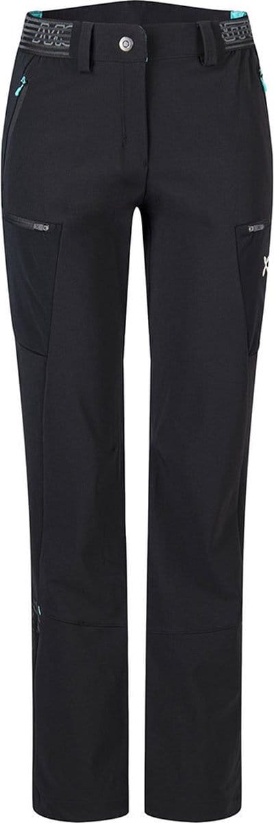 Montura Trace Pants - Toerskibroek - Dames Nero / Care Blue L