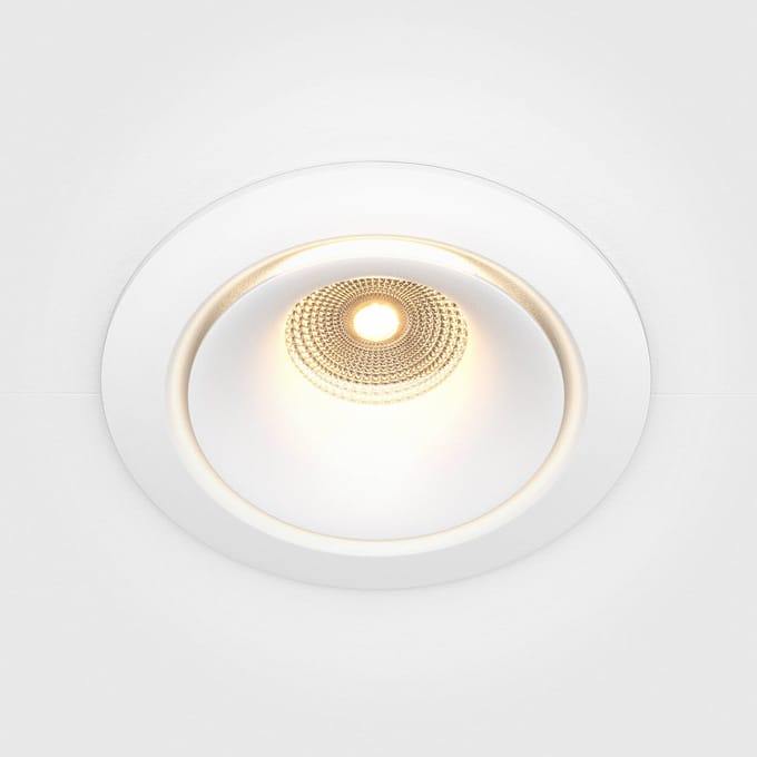 Maytoni Yin LED inbouwarmatuur, IP20, 3000K, triac, wit