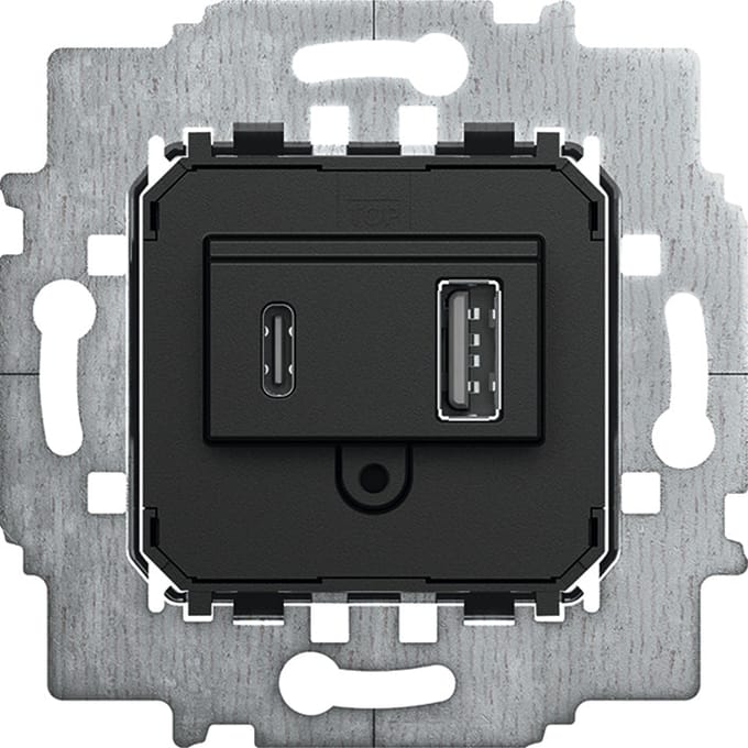 ABB Busch-Jaeger 6475U USB-A en USB-C voedingsadapter - 2CKA006400A0398 - E3JD8