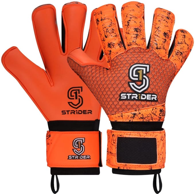 Str1der Core keepershandschoen | Oranje | Maat 9