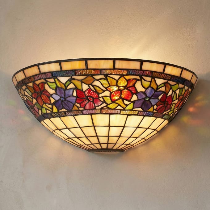 Artistar Klassieke Tiffany-stijl-wandlamp FLORA