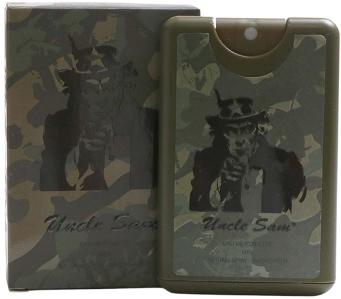 Uncle Sam - CAMOUFLAGE LEGERPRINT - Pocket Parfum - Broekzak Formaat - Eau de Toilette - For Him - Men - 20 ml