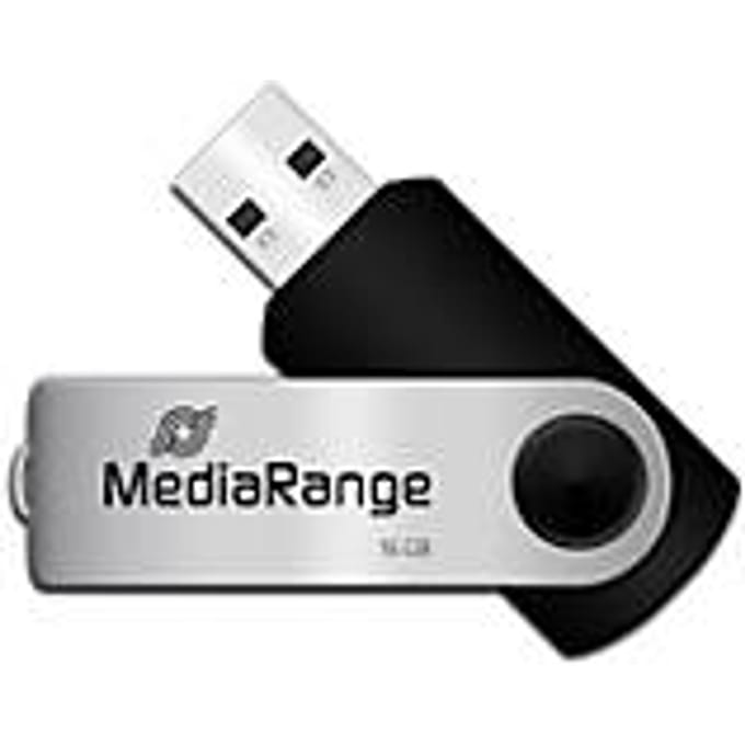 DeLOCK MediaRange USB 2.0 Premium Flash Drive 16GB - 16GB - USB-stick