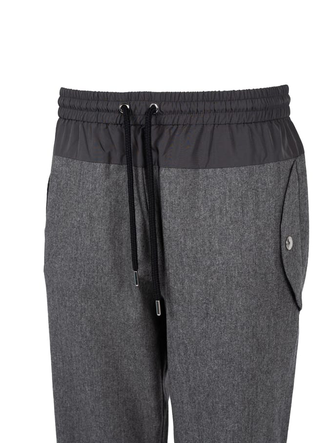 Les Hommes broek Comfy Mannen Grijs