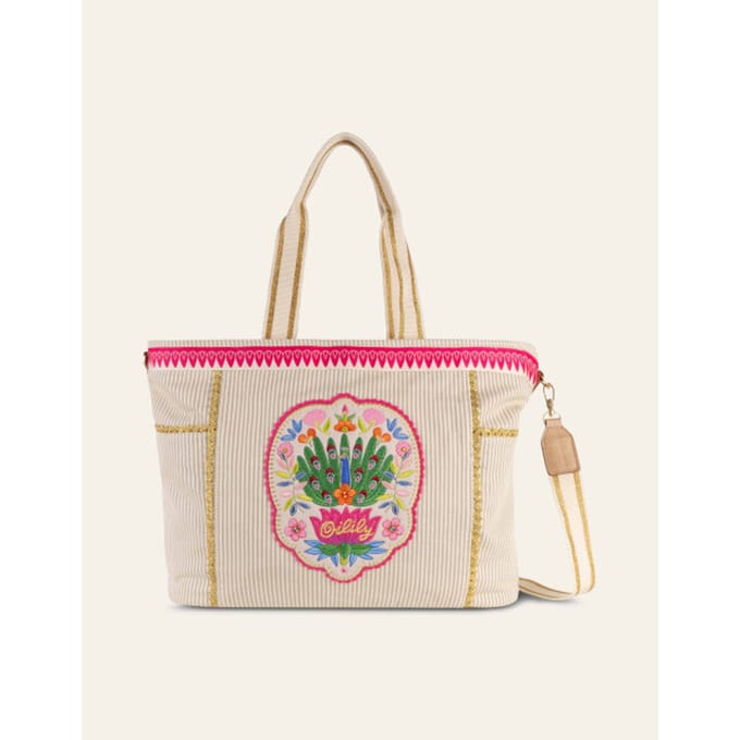 Oilily Balu Baby Tas- maatOne size Peach Beige