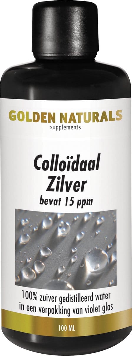 Golden Naturals Colloïdaal Zilver 15 ppm (100 milliliter)