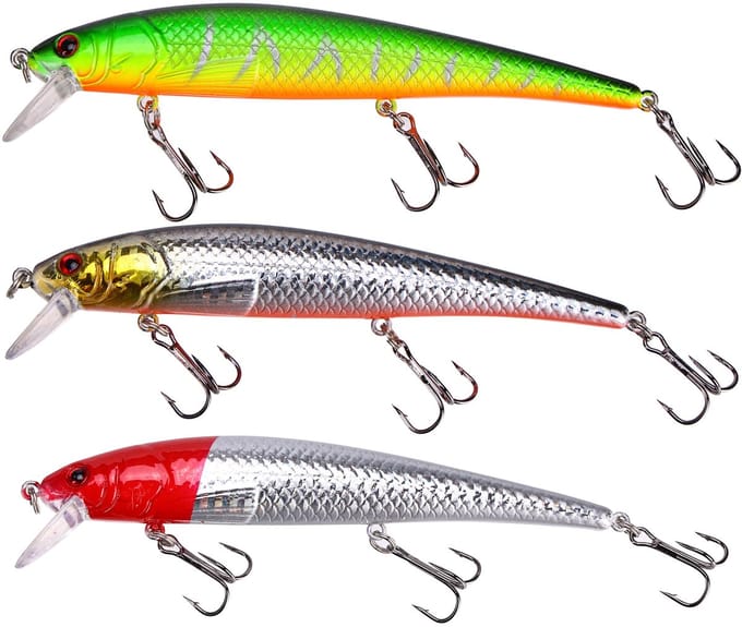 Fish4All Hardlure Kit Wobble 1 Floating Pluggen Set 12cm 17g (3 Stuks) - Plug
