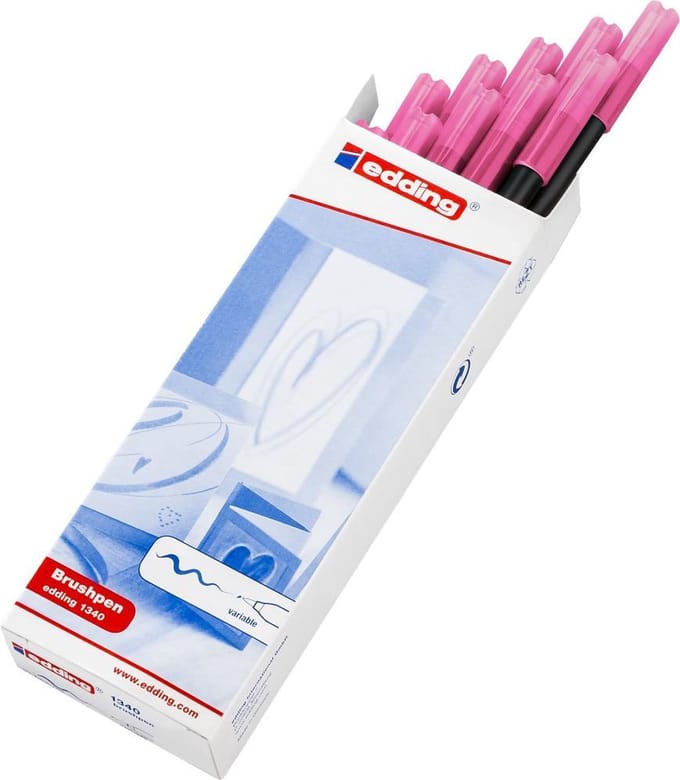 Color pennen Edding 1300-02 rood