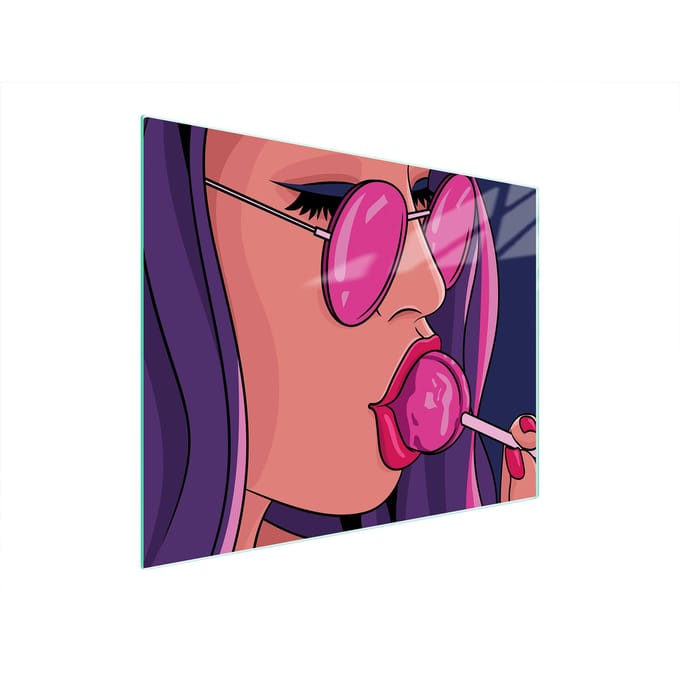 TMK ArtDeko - Snijplank - Glas - 52x40 cm - Vrouwelijk Design