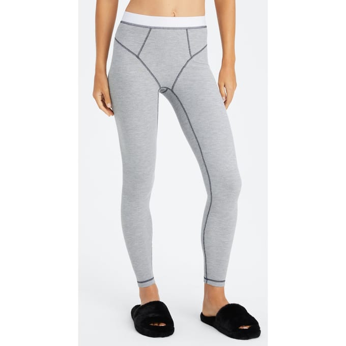 Fabletics  Waffle Legging Classic Grey Heather/white Taglia: M REG | Leggings Outlet | Donna | Grigio