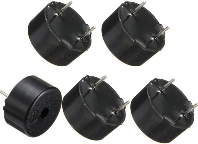 Mini Piezo Buzzer Alarm Module - Elektronische Speaker voor Computers, Printers en Componenten (Set van 5)