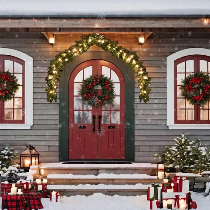 vidaXL - Kerstslinger - met - LED-lampjes - 10 - m