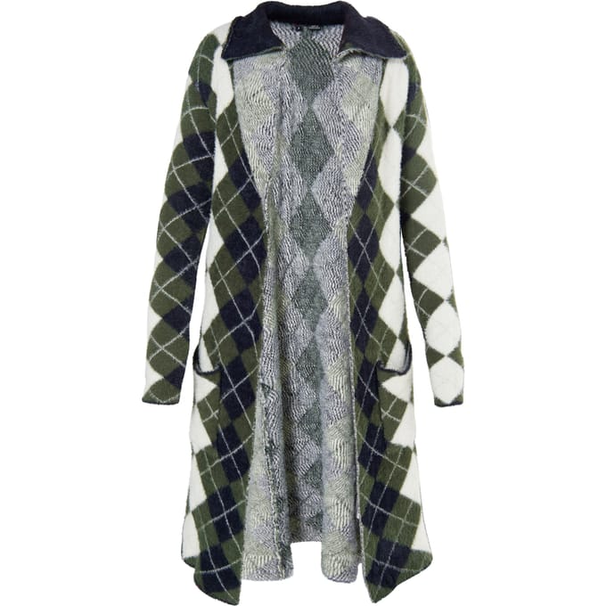 Mymo Vest Dames Zwart Groen Veelkleurig