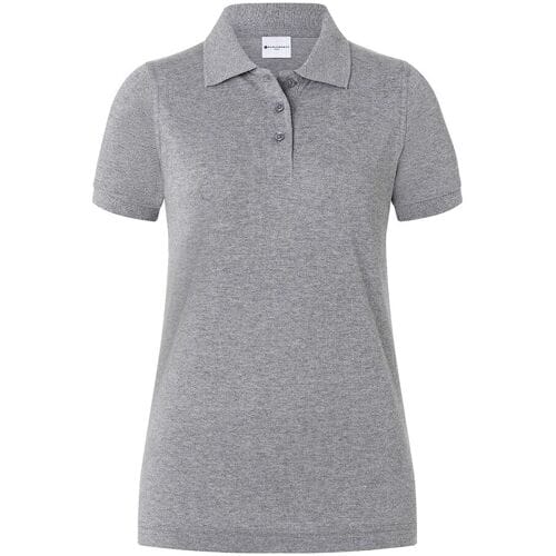 (6 stuks) KARLOWSKY Dames Werkkleding Poloshirt Basic - Lichtgrijs - maat: M