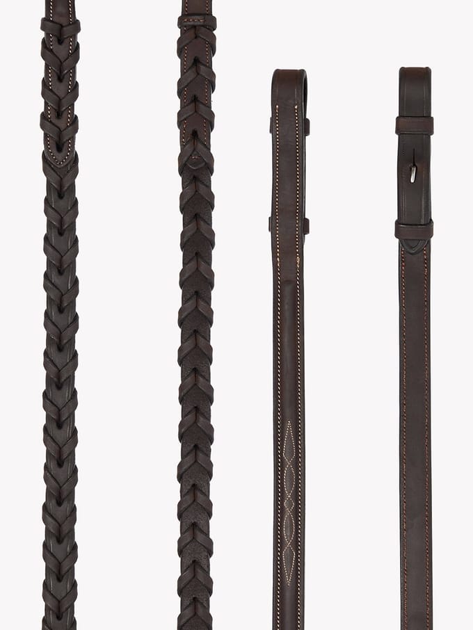 Lemieux Teugels Lemieux Hunter Leather Laced Bruin-zilver