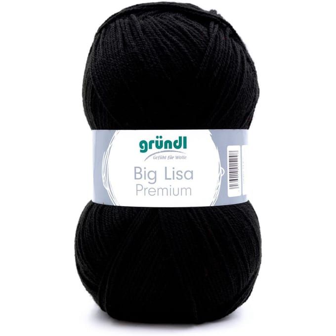 Wol Gründl "Big Lisa Premium" - Zwart