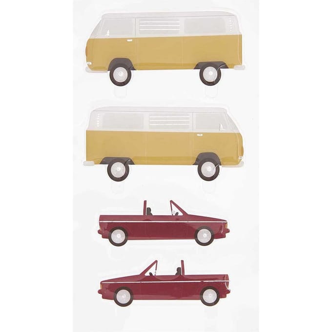 Rico Design Gel stickers "FIGURICO" - Auto's