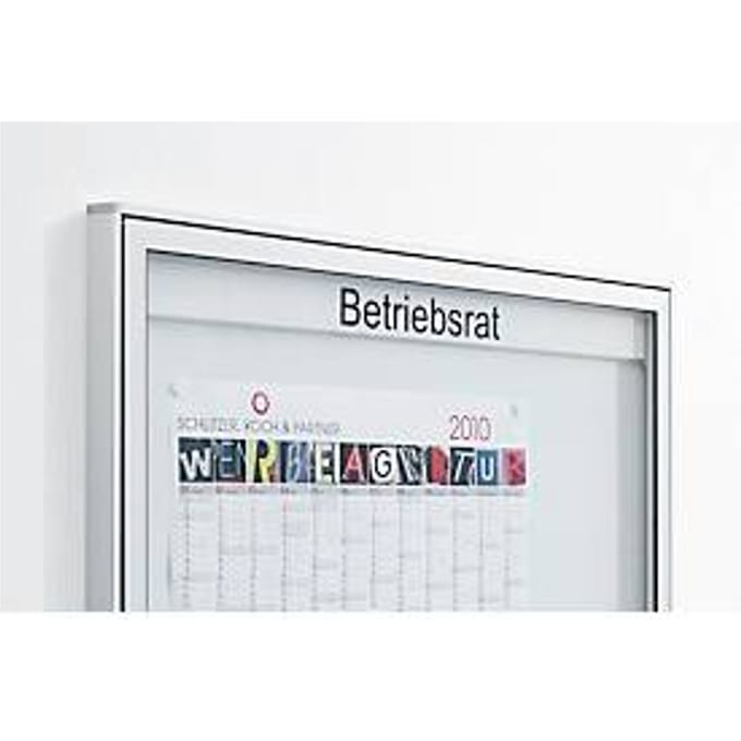 Info- en gevelpaneel voor MEDIA AR vitrines, kan gelabeld worden