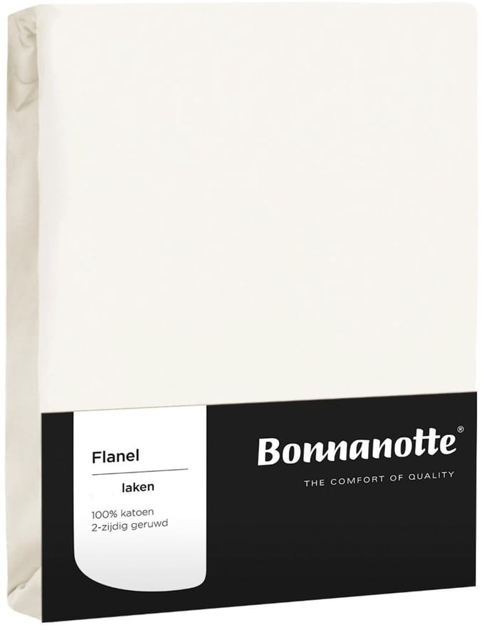 Bonnanotte Laken Flanel - Off white 200x270