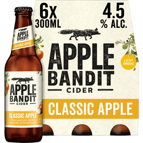 Apple Bandit Klassieke appelcider - 6 x 300 ml
