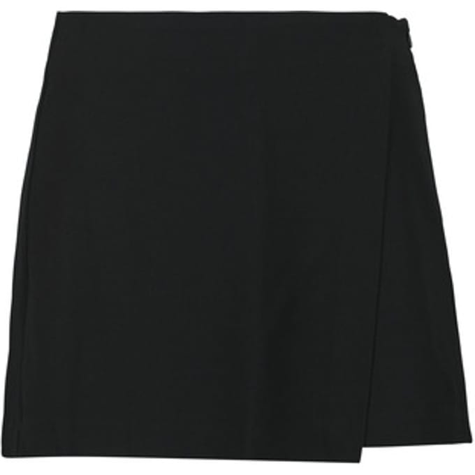 Vero Moda Broek Vmmelina Hw Short Skort Solid Noos 10332054 Black Dames Maat - M