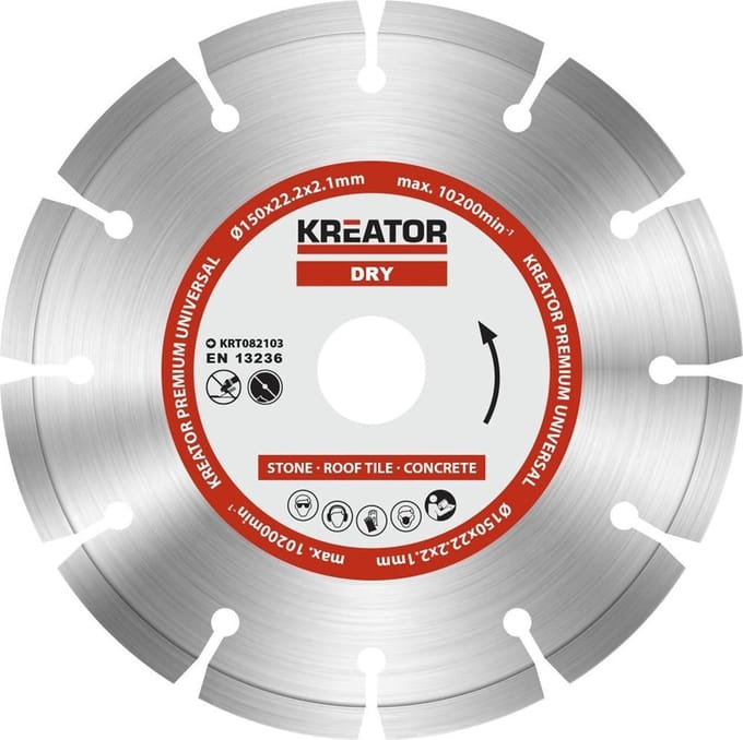 Kreator KRT082103 Diamanten Doorslijpschijf – Ø150MM