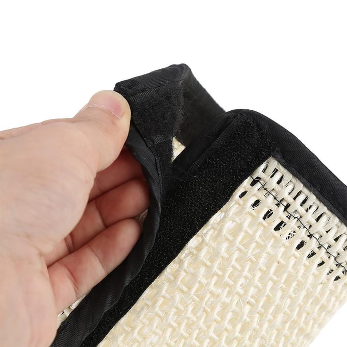 Tapis à gratter pour chat de compagnie, griffes, tapis de poste à gratter, chaise d'escalade, pieds de Table, jouet de jeu beige