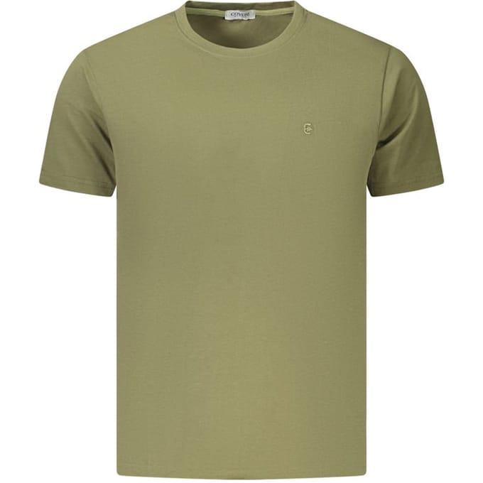 Coveri Moving Groene Katoenen Heren T-Shirt