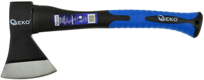 GEKO Bijl - Glasvezel Steel - Antislip TPR Handvat - 600g - 390mm
