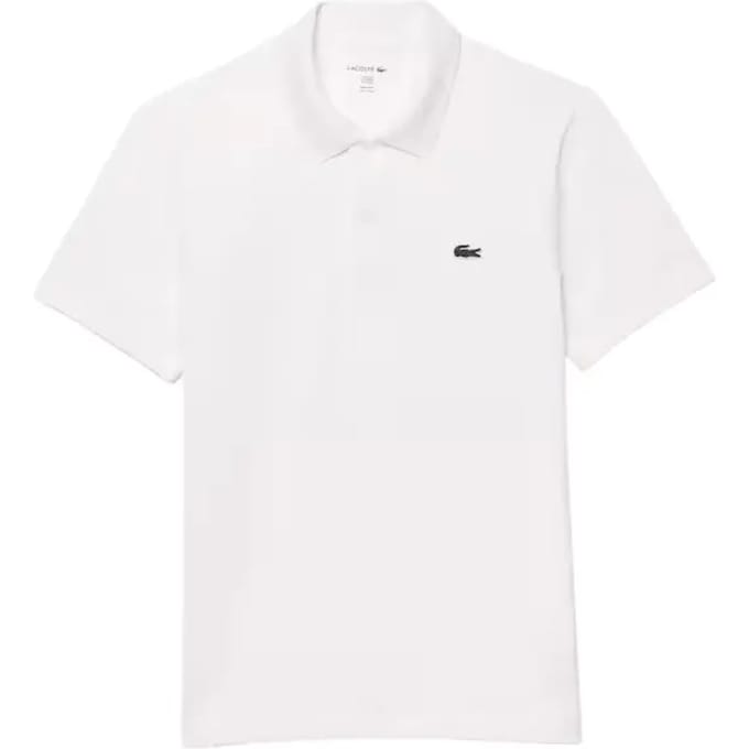 Lacoste Poloshirt Breathable Wit - Maat S - Heren