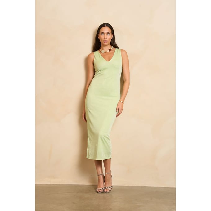 Lofty Manner Jurk Dress Ilayda Rd23 461 Mint Dames Maat - XS