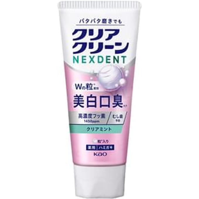 Kao - Clear Clean NEXDENT Whitening & Bad Brath Clear Mint Toothpaste 110g