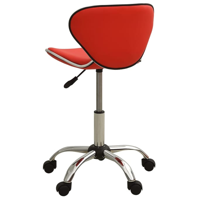 vidaXL - Kantoorstoel - kunstleer - rood