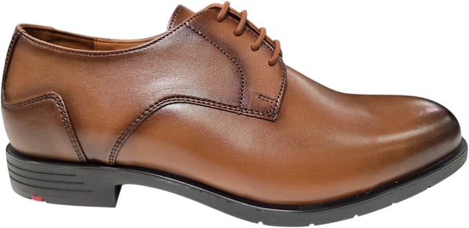 LLoyd Eezy 110W Cognac Nette Veterschoenen Cognac Leer Heren - Cognac - 43