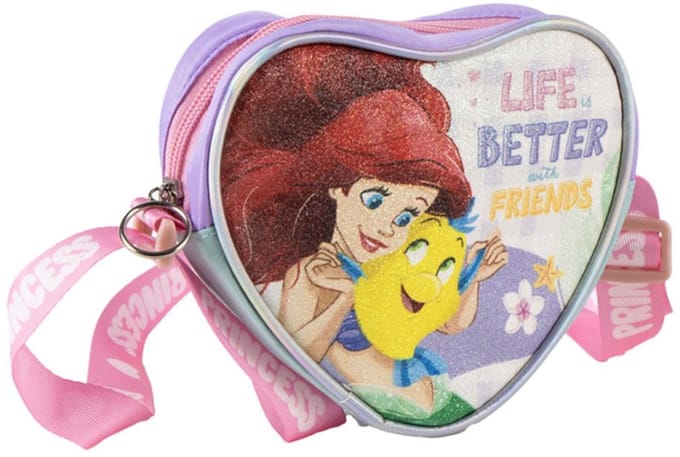 Disney Princess Life is Better glitter schouder- en crossbodytas