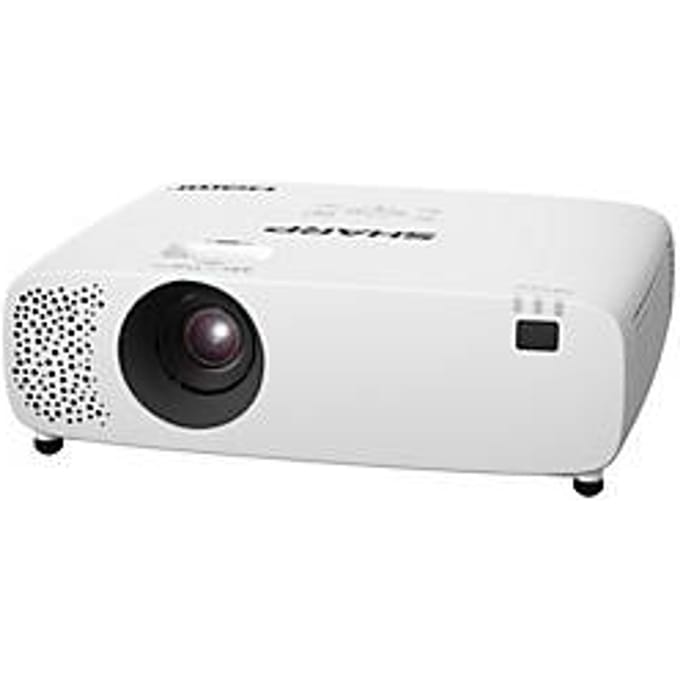 Sharp 3LCD-projector E501U, 1920 x 1200 WUXGA, 5000 ANSI lumen, 1,2x zoom, HDMI/USB/LAN, tot 20000 h, wit