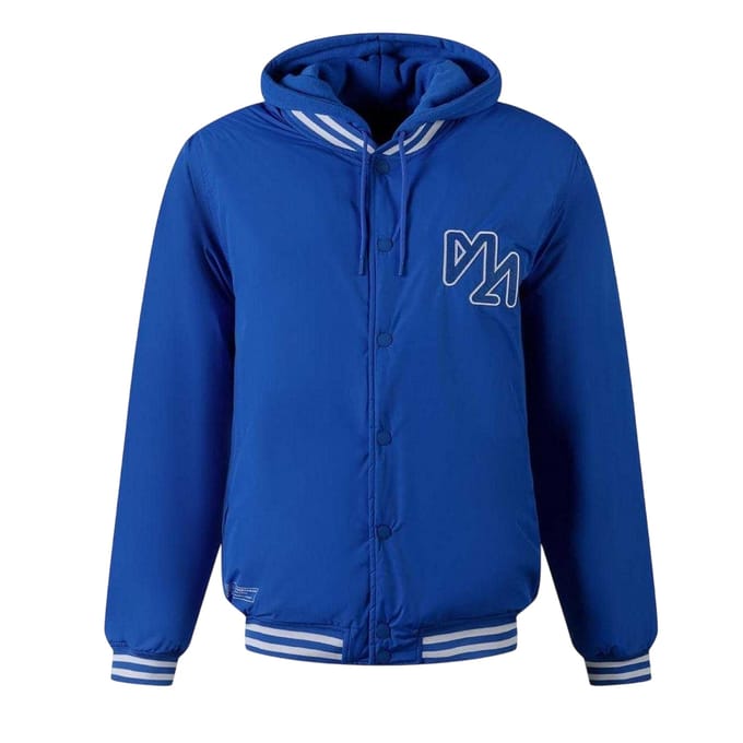 Minoti Heren Afneembare Capuchon Baseballjack (Koninklijk Blauw)
