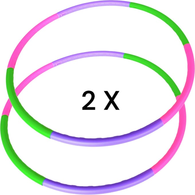 2 x Hoelahoep kinderen - Hoepel kinderen - Hula hoop - 70CM